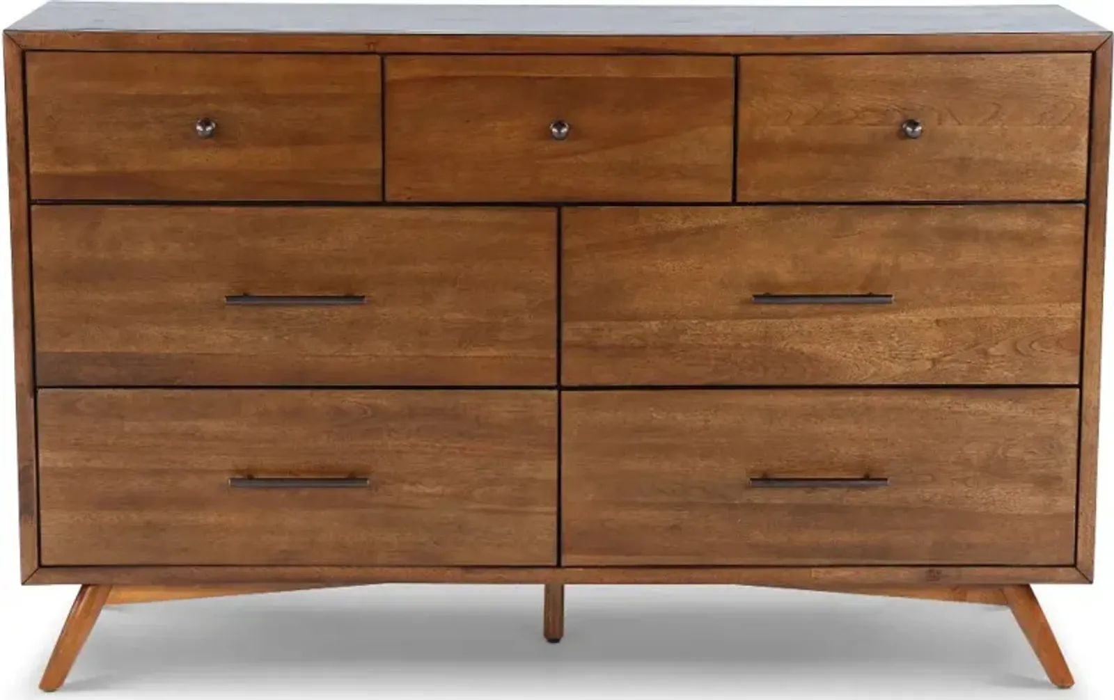 Robin Mid-Century Modern Brown Dresser