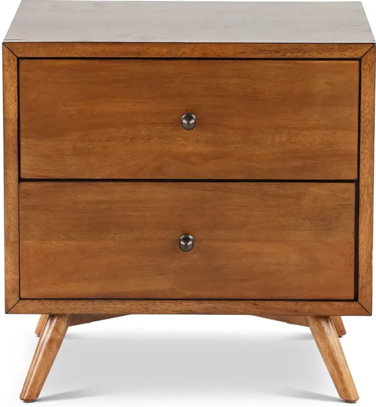 Robin Mid-Century Modern Brown Nightstand