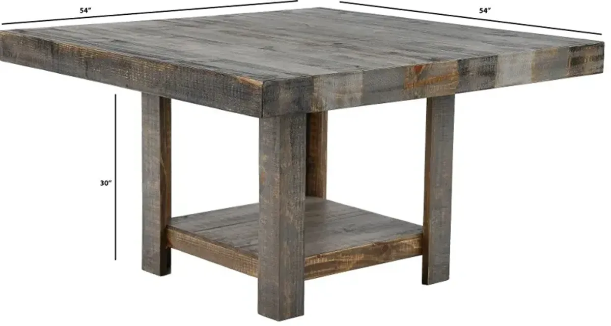 Loft Rustic Pine Dining Table