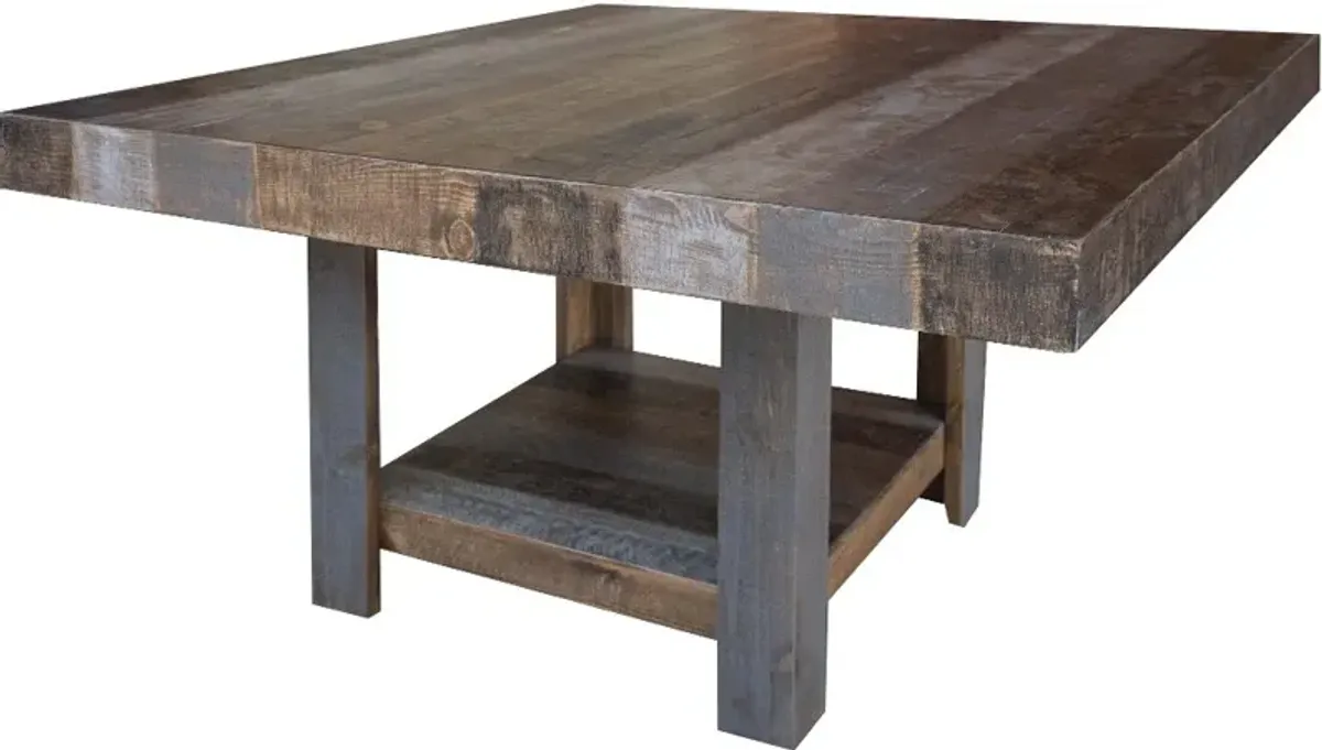 Loft Rustic Pine Dining Table