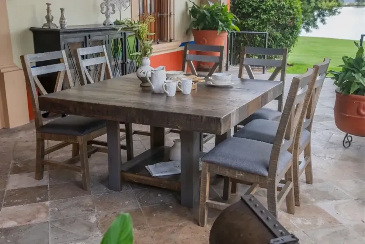 Loft Rustic Pine Dining Chair