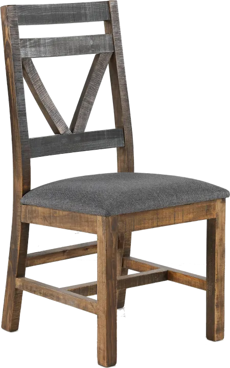 Loft Rustic Pine Dining Chair