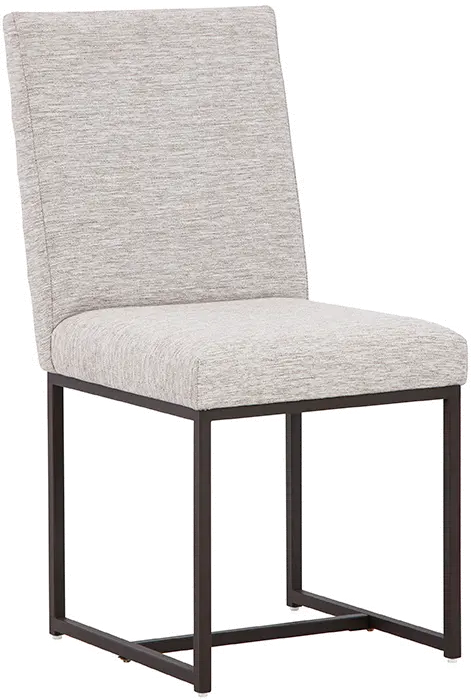 Carson Light Gray Upholstered Dining Chair