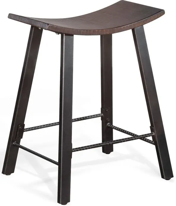 Newport Dark Brown Counter Height Stool