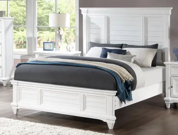 Harbor Hut White King Bed