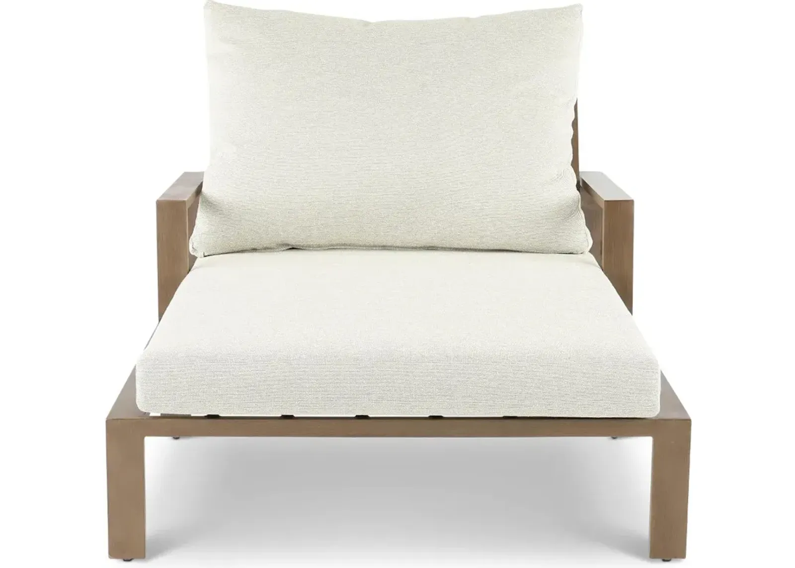 Monterey Cream Rolling Chaise Lounge