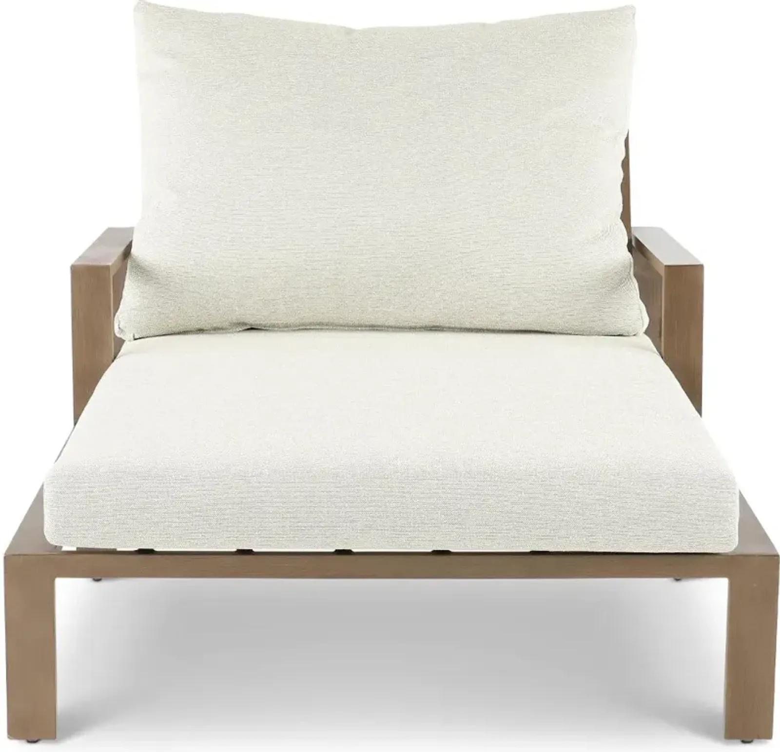 Monterey Cream Rolling Chaise Lounge