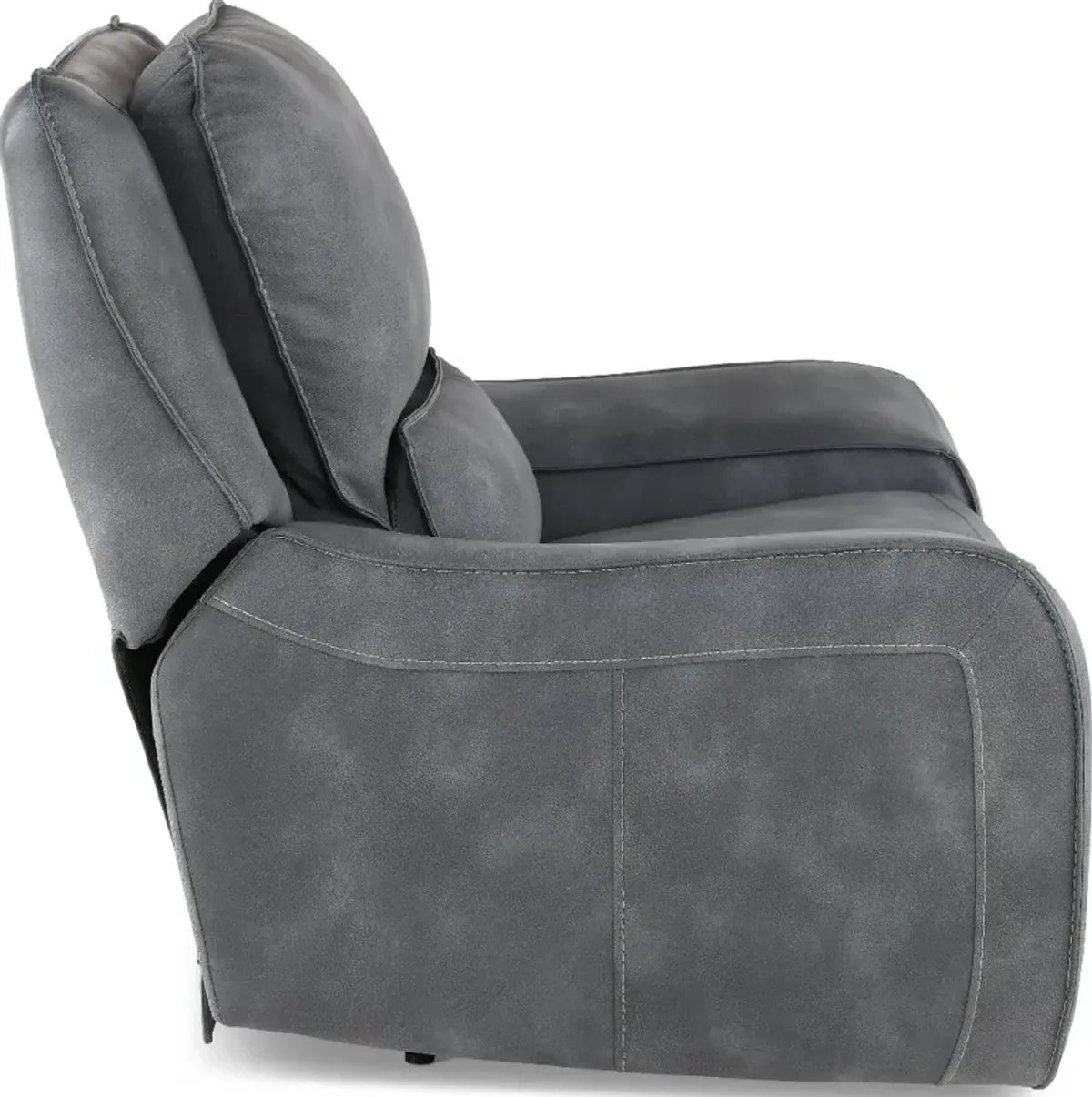 Sauvage Cobalt Power Recliner with Power Headrest