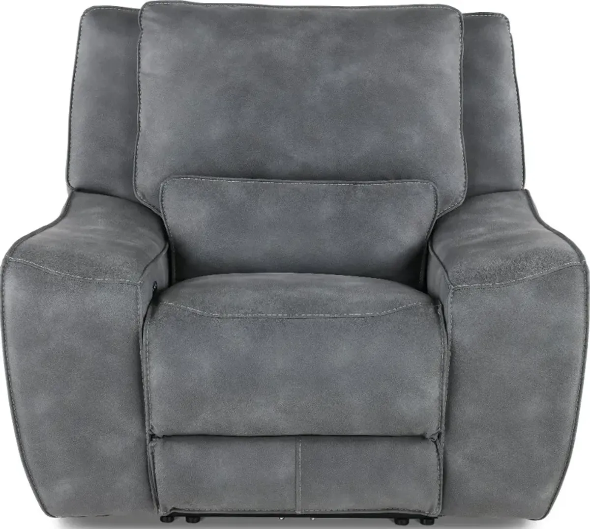 Sauvage Cobalt Power Recliner with Power Headrest