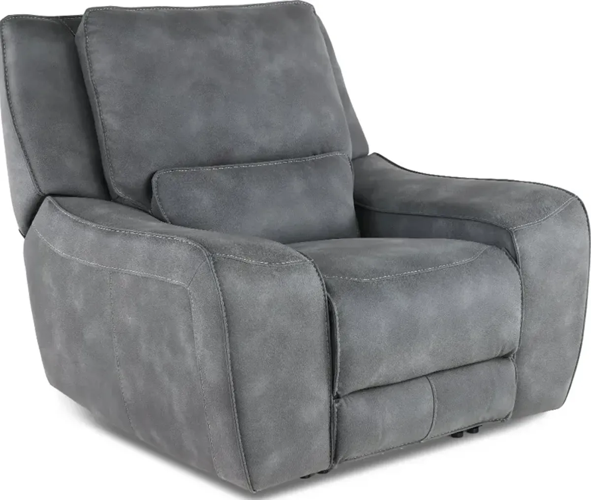 Sauvage Cobalt Power Recliner with Power Headrest