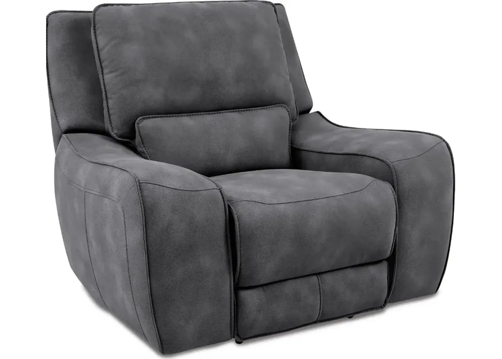 Sauvage Cobalt Power Recliner with Power Headrest