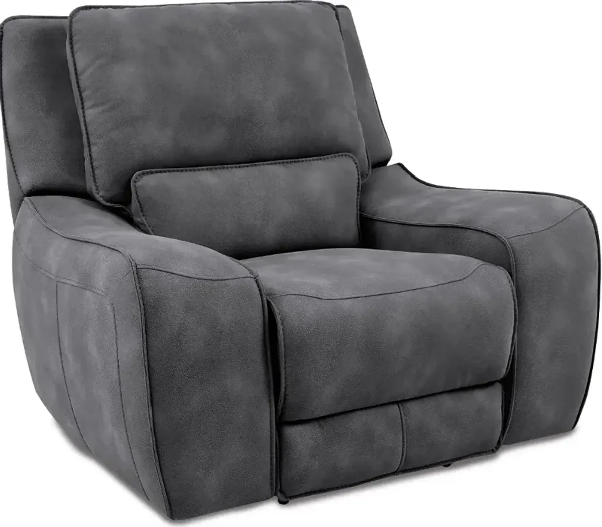 Sauvage Cobalt Power Recliner with Power Headrest