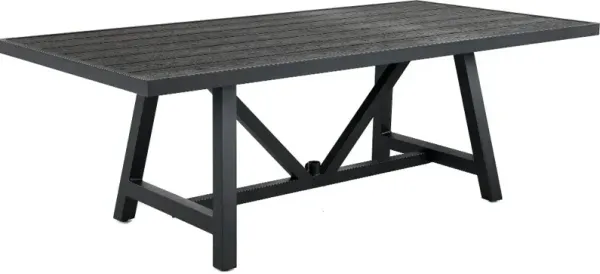 Sunset Black Patio Dining Table