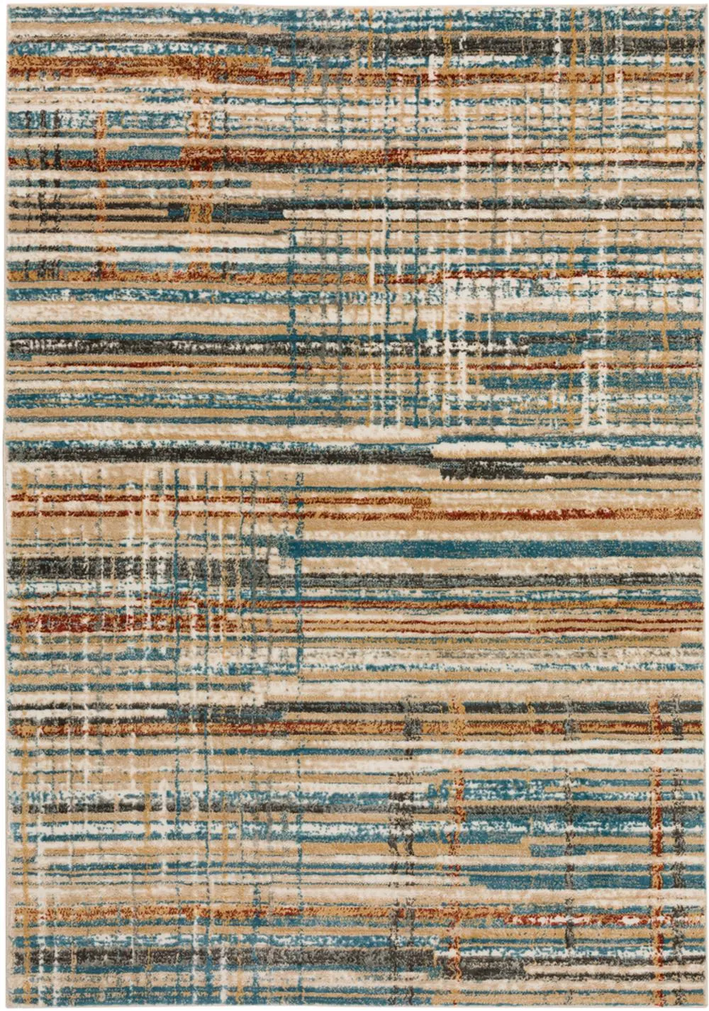 Karma 5 x 8 Transitional Multicolor Area Rug