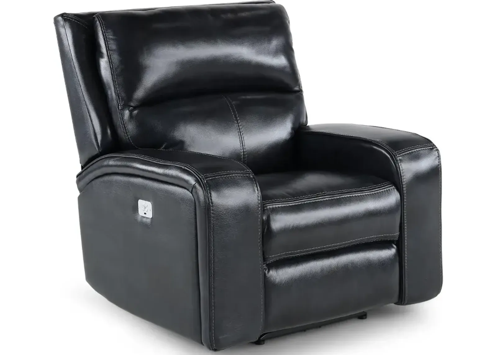 Megan Dark Blue Power Recliner