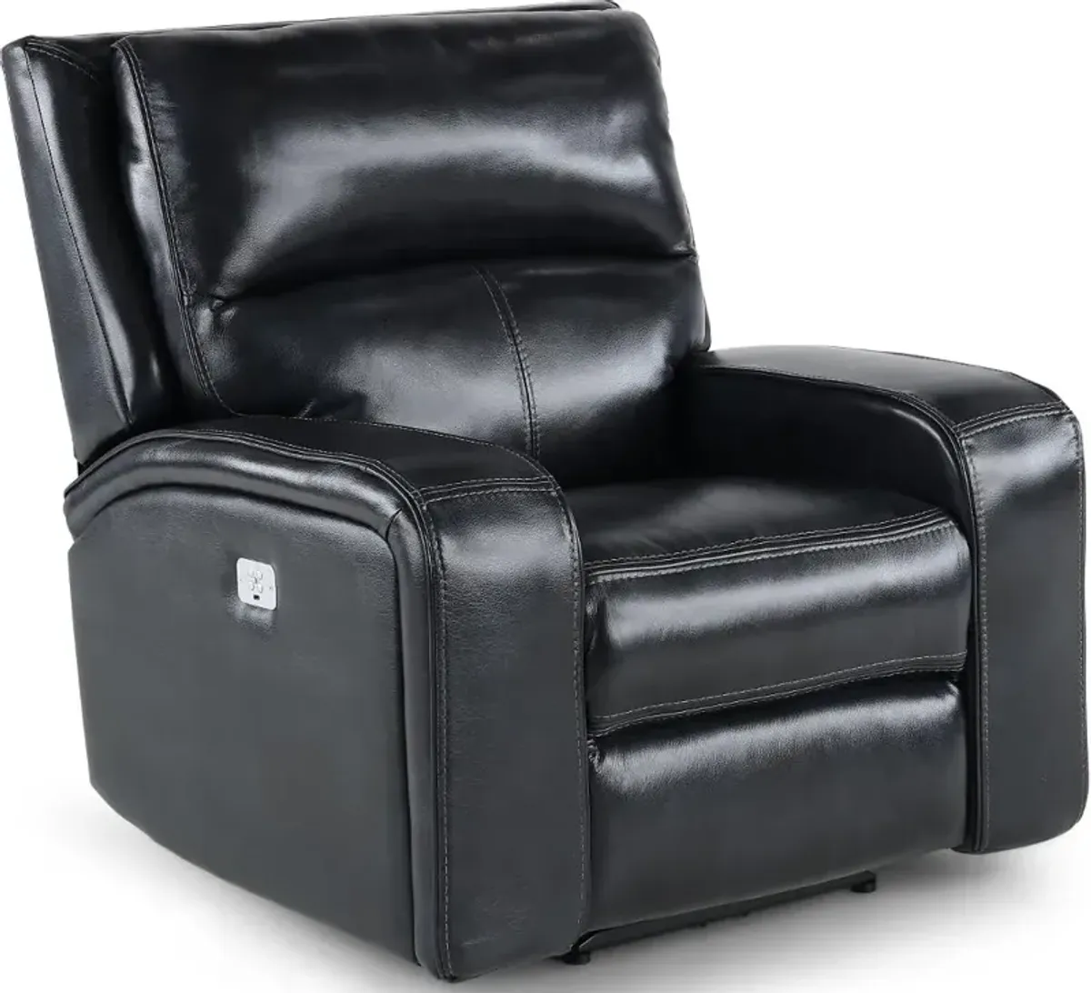 Megan Dark Blue Power Recliner