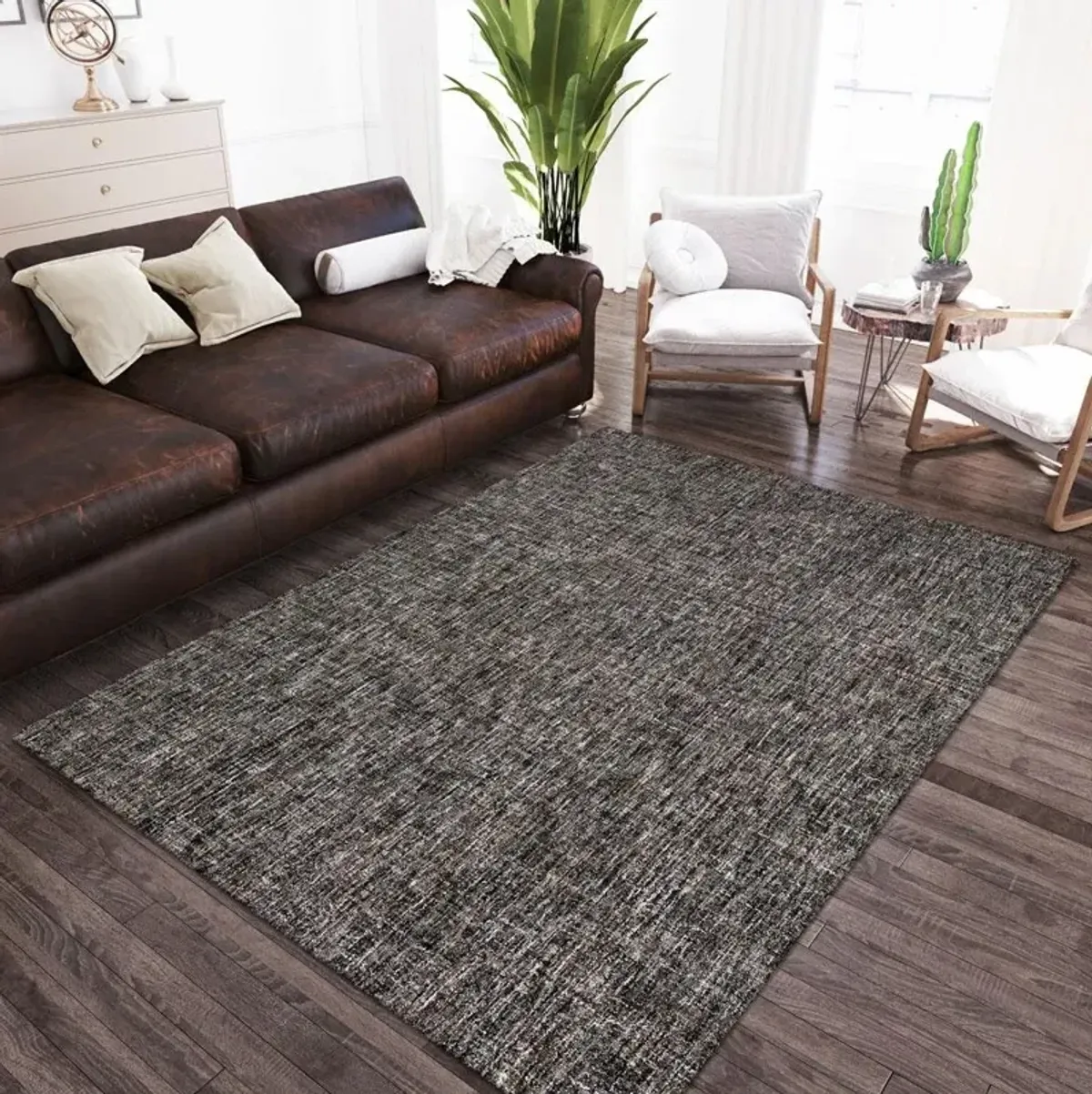 Mateo 8 x 10 Ebony Area Rug