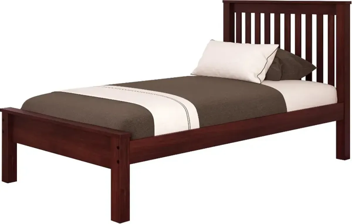 Carson Cappuccino Twin Bed