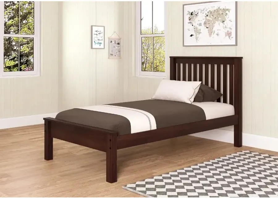 Carson Cappuccino Twin Bed