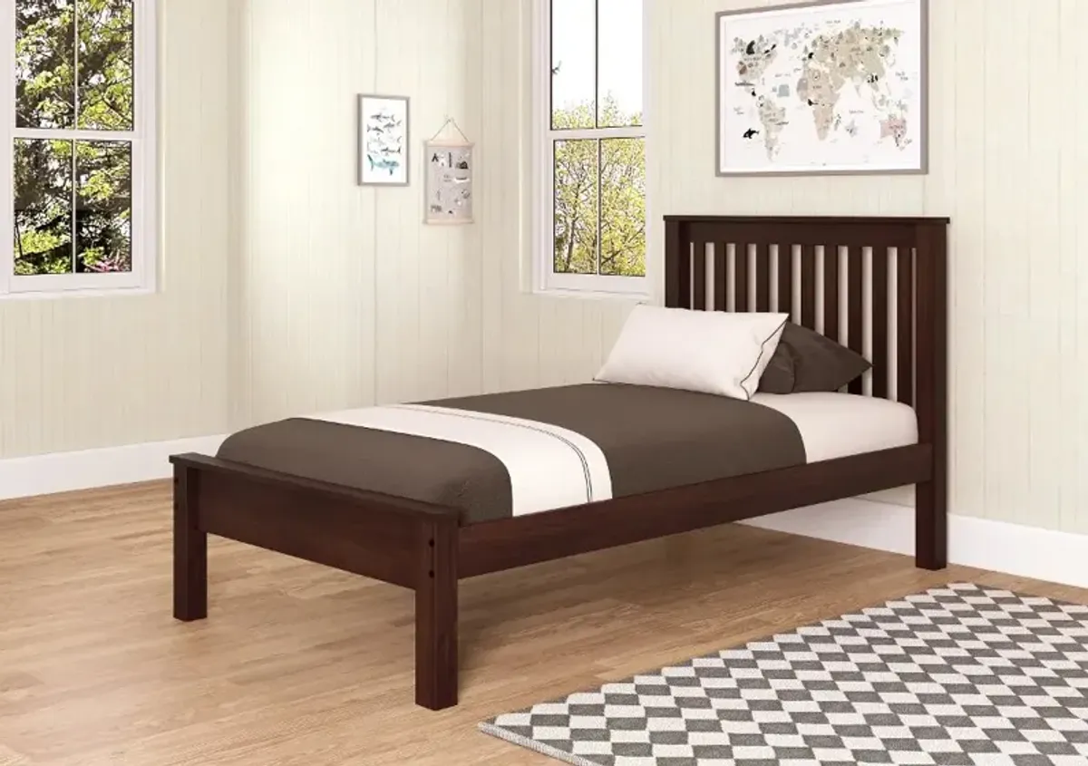 Carson Cappuccino Twin Bed