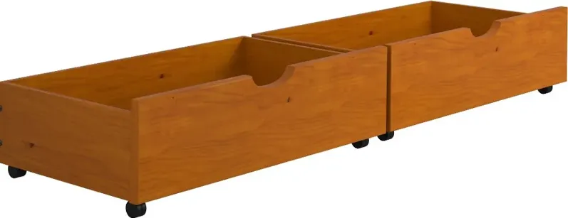 Prescott Honey Underbed Drawers