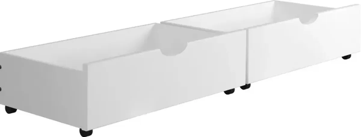 Prescott White Underbed Drawers