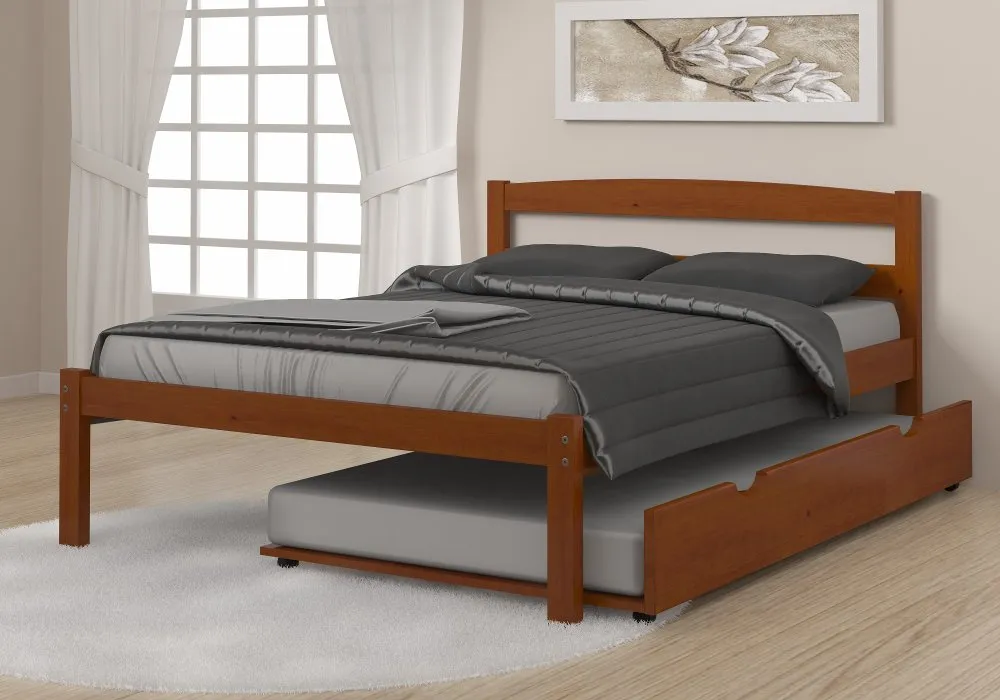 Sierra Light Espresso Full Bed with Trundle