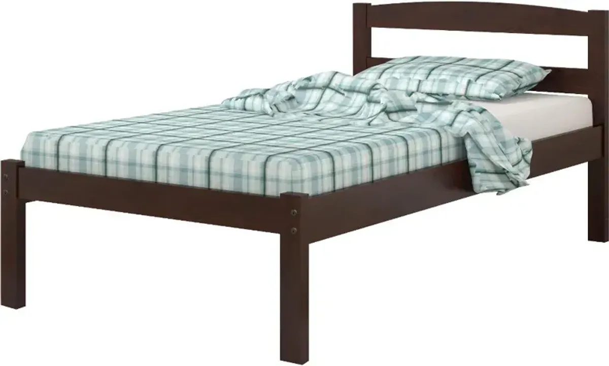 Sierra Dark Cappuccino Twin Bed