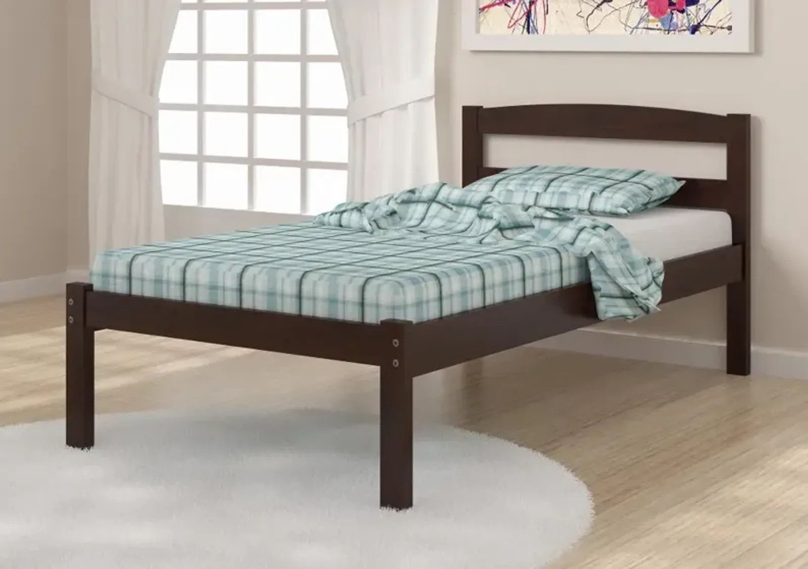 Sierra Dark Cappuccino Twin Bed