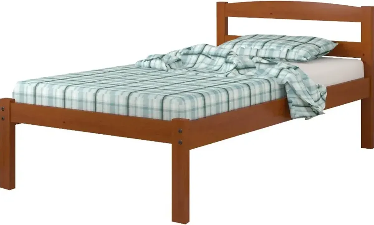 Sierra Light Espresso Twin Bed