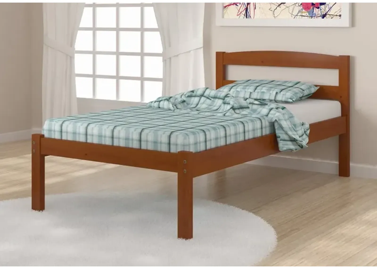 Sierra Light Espresso Twin Bed