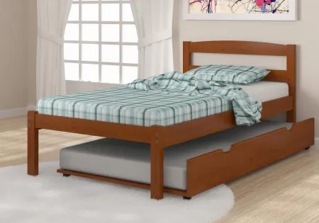 Sierra Light Espresso Twin Bed with Trundle