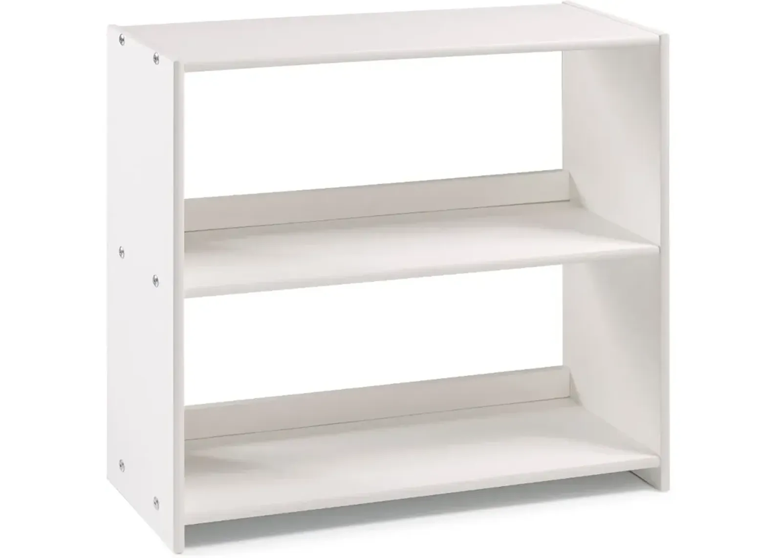 Louver White Loft Bookcase