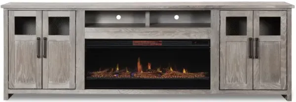 Maison Gray Fireplace TV Stand