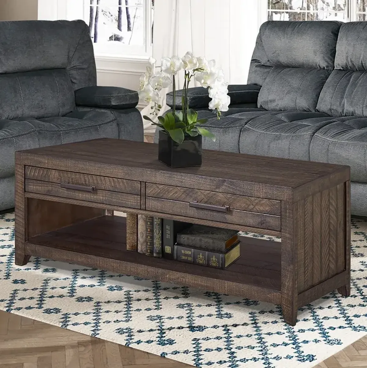 Tustin Brown Coffee Table