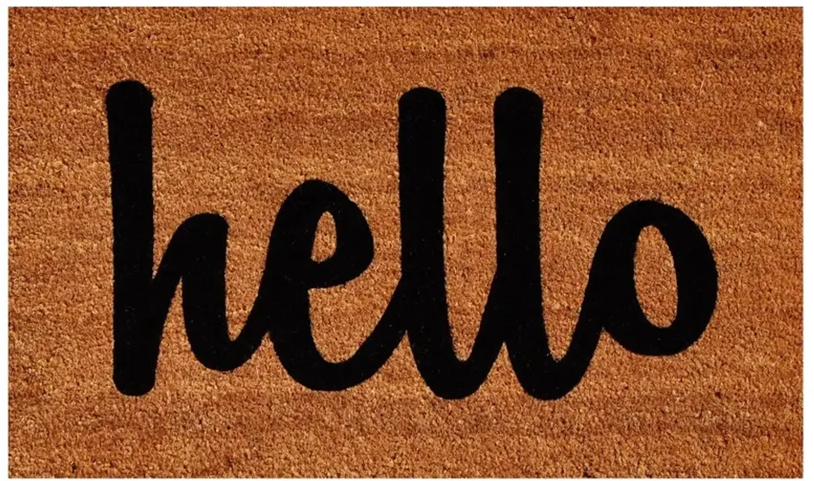 Hello Color Block Doormat