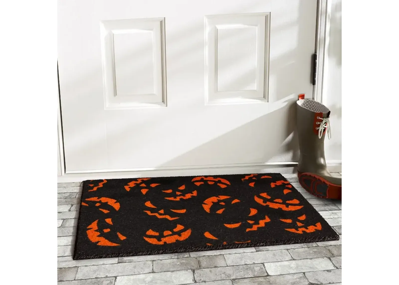 Spooky Pumpkins Doormat