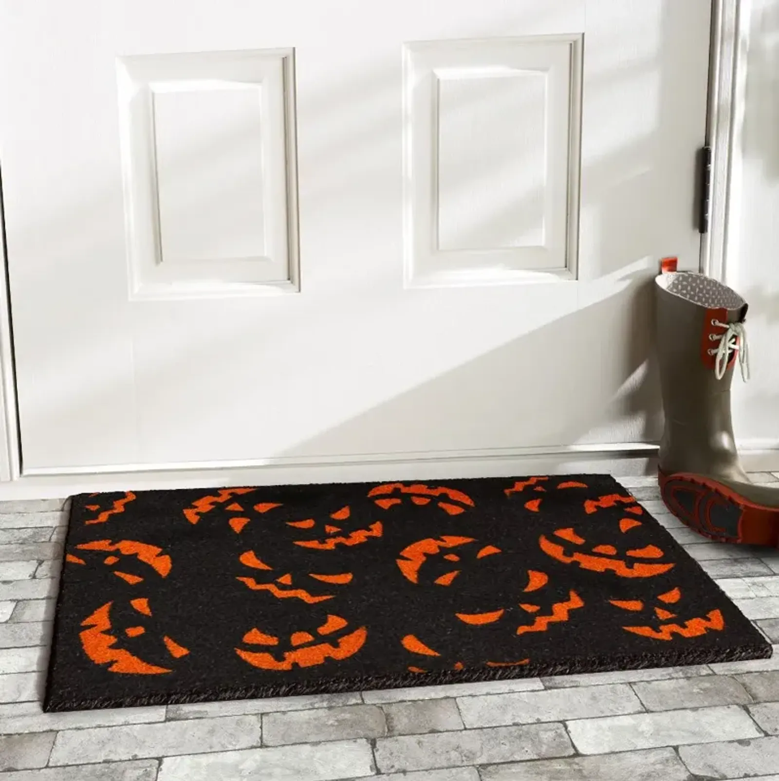 Spooky Pumpkins Doormat