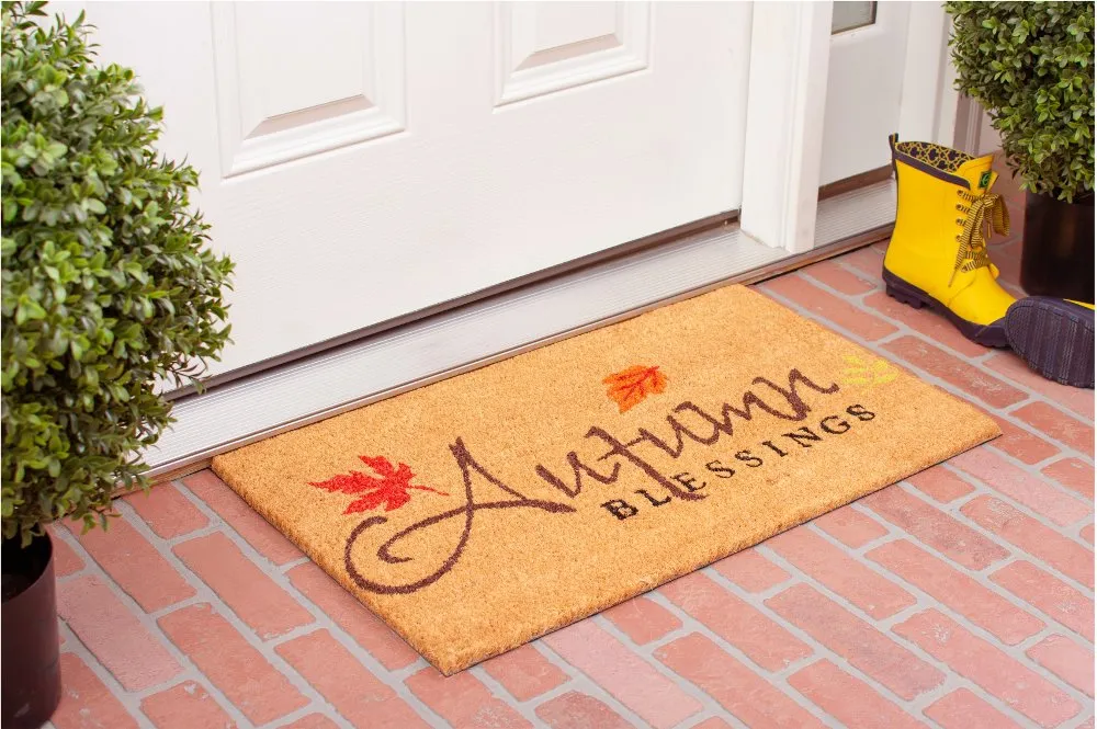 Autumn Blessings Doormat