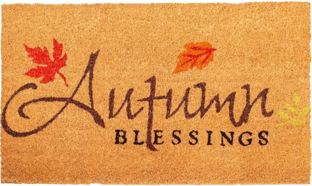 Autumn Blessings Doormat