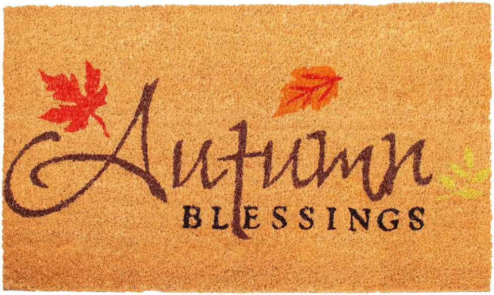 Autumn Blessings Doormat