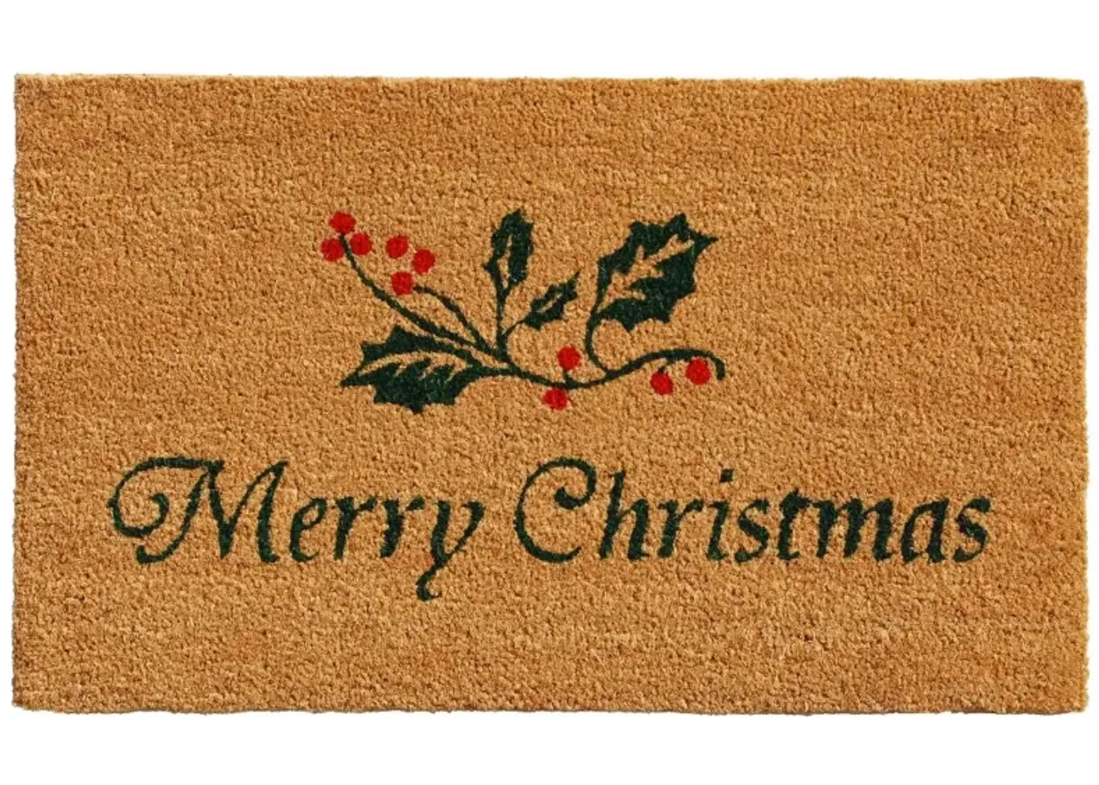 Christmas Holly Doormat