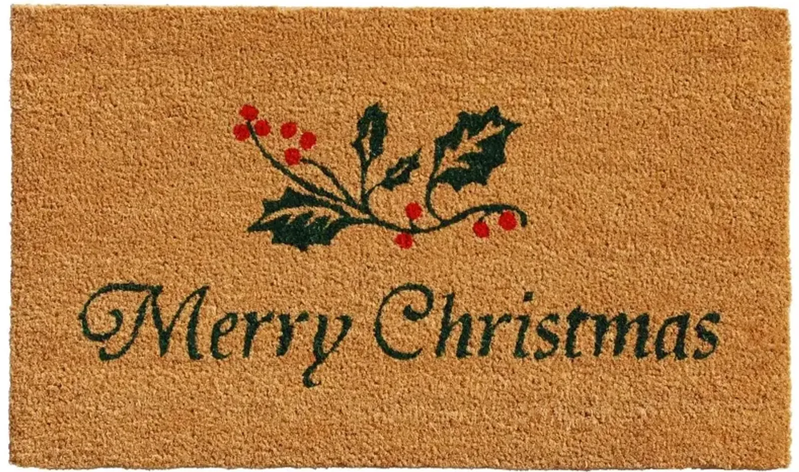 Christmas Holly Doormat