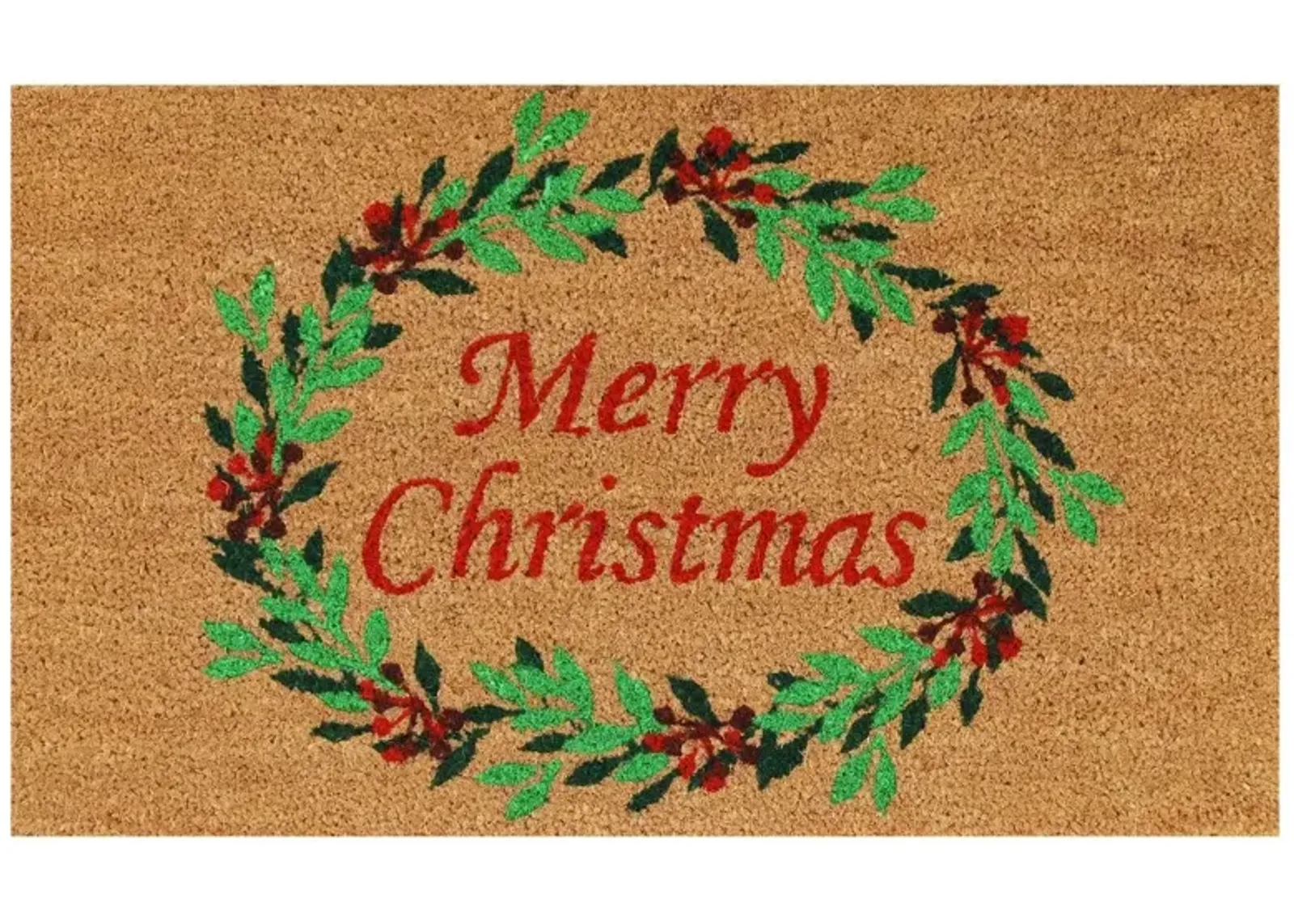 Christmas Wreath Doormat