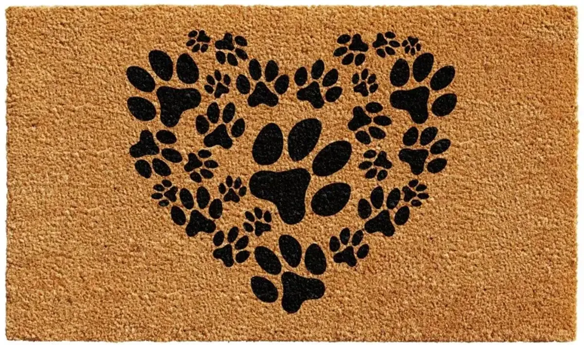 Heart Paws Doormat