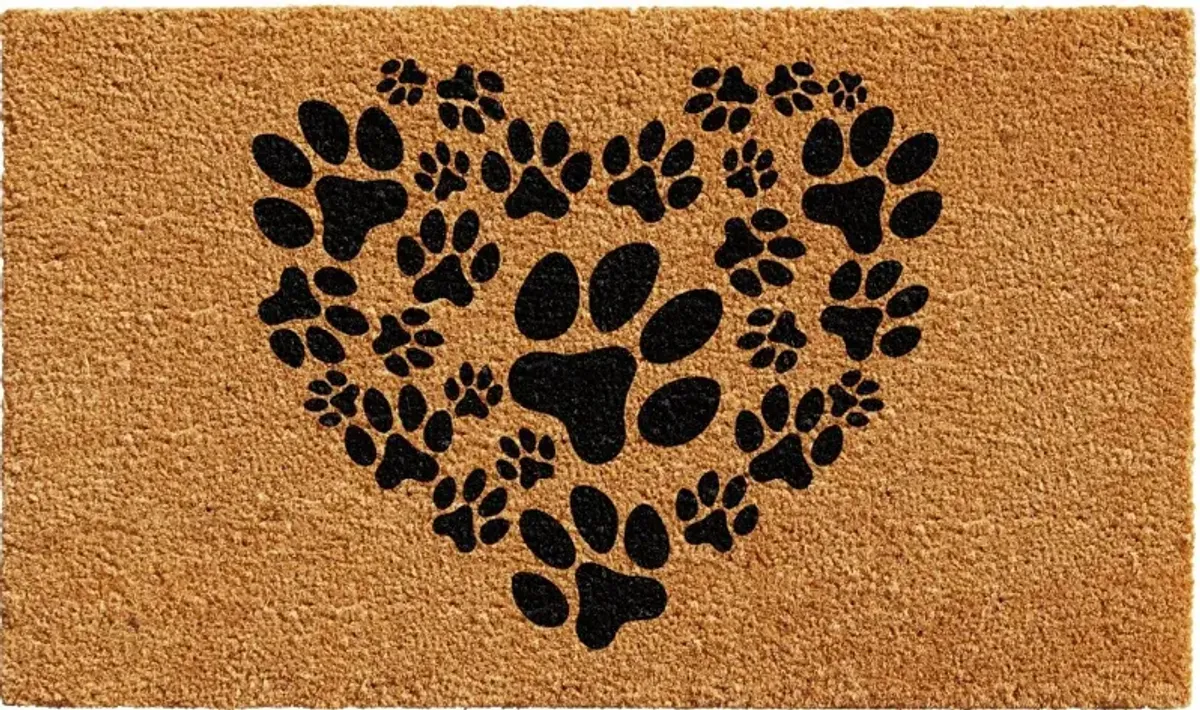 Heart Paws Doormat