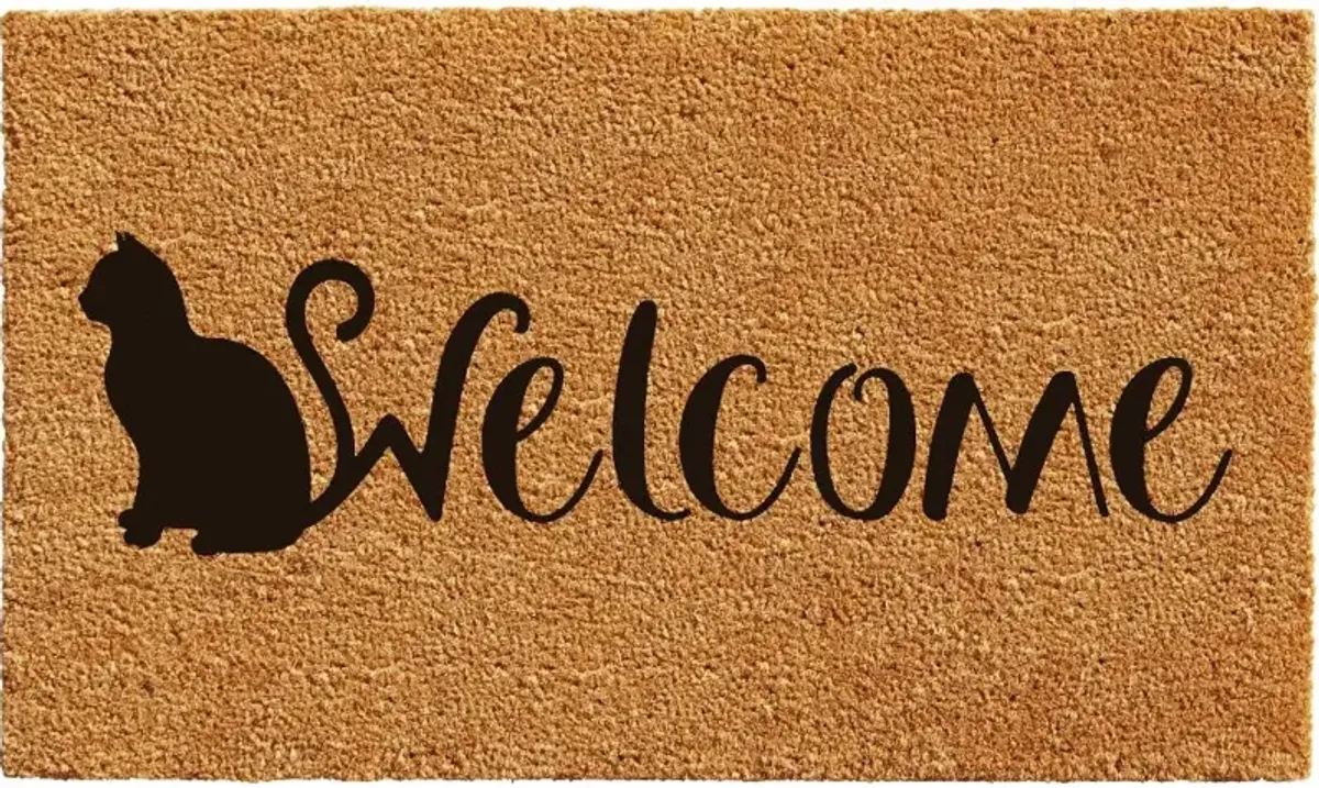 Feline Welcome Doormat