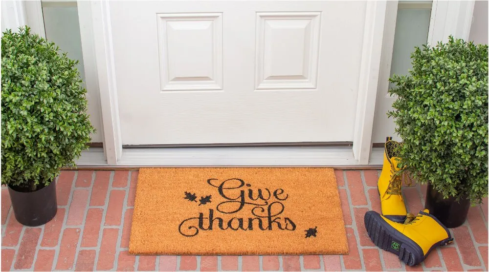 Give Thanks Doormat