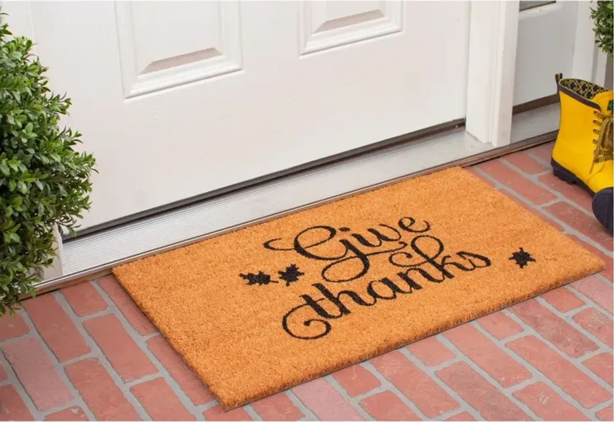 Give Thanks Doormat