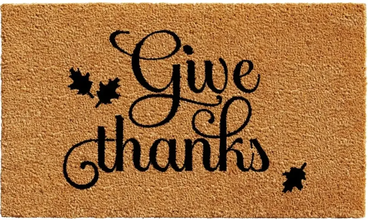 Give Thanks Doormat